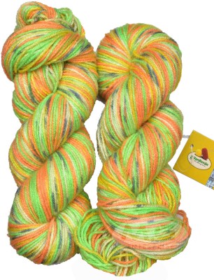 Simi Enterprise Vardhman Fashionist SM Apple Green (200 gm) Wool Hank Hand wool ART - BFH