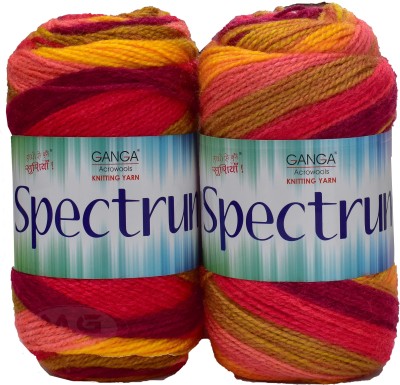 M.G Enterprise Ganga Spectrum M_G Mostaza (Mustard) (300 gm) Wool Ball Hand knitting wool