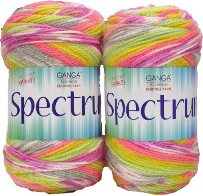 M.G Enterprise Ganga Spectrum M_G Chritmas (400 gm) Wool Ball Hand knitting wool
