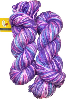 Simi Enterprise Vardhman Fashionist SM Purple Lily (200 gm) Wool Hank Hand wool ART - BFG