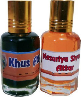 kah attar KHUS & KESARIYA SHYAM ATTAR 12ML EACH Floral Attar(Natural)