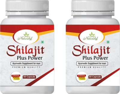 naturalyf Shilajit plus power Resin Supports Strength, Stamina And Energy For Men&Women(Pack of 2)