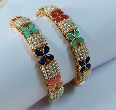 khetlazee Alloy Gold-plated Bangle