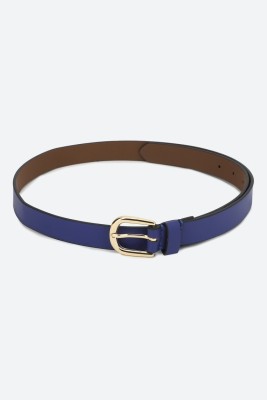 FOREVER 21 Women Blue Genuine Leather Belt