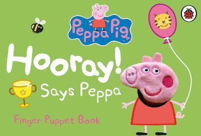 Peppa Pig: Hooray! Says Peppa Finger Puppet Book(English, Board book, Peppa Pig)