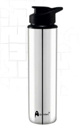 Aquasleri 900 ml Steel Sipper(Pack of 1, Silver, Black)