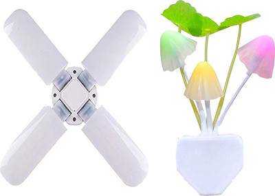 Stylopunk 200 W Basic Decorative B22 LED Bulb(White, Pack of 2)