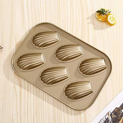 ON GATE Carbon Steel Cupcake/Muffin Mould 6(Pack of 1)