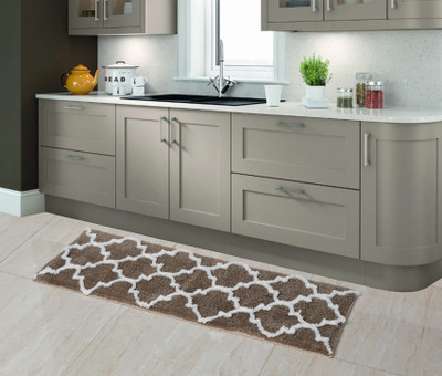AEROHAVEN Brown Polyester Runner(1 ft,  X 4 ft, Rectangle)