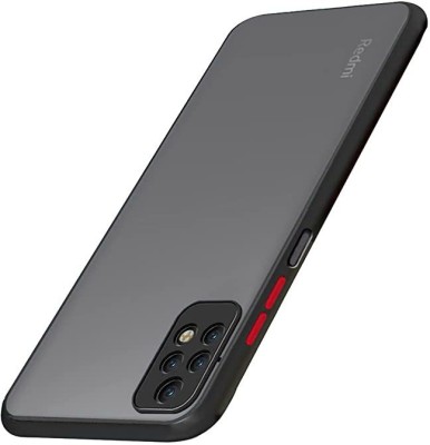 Kosher Traders Back Cover for Hybrid Matte Finish Smoke with Camera Protection Case For Xiaomi Redmi Note 11(Black, Dual Protection, Silicon)