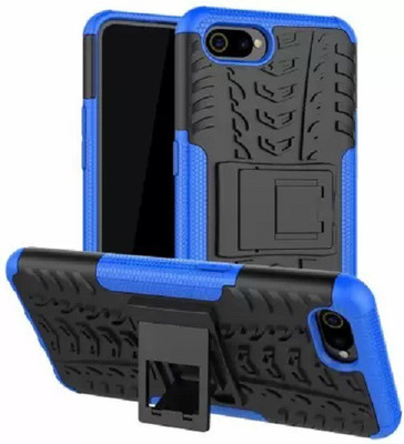 KrKis Back Cover for Realme C2, Oppo A1k(Blue, Shock Proof, Pack of: 1)
