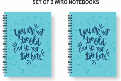 Papco Notebooks A5 Diary Ruled 144 Pages(Multicolor, Pack of 2)