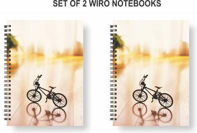 Papco Notebooks A5 Diary Ruled 144 Pages(Multicolor, Pack of 2)