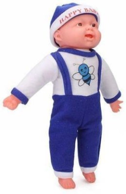 lavilok Happy Baby Laughing Musical and Doll, Touch Sensors with Sound Boy  - 14 inch(Blue)