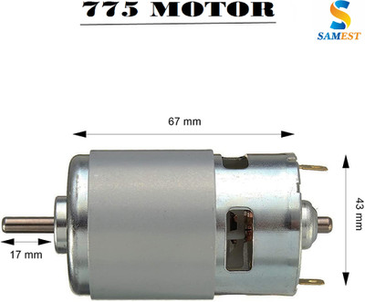 samest DC 775 AR32 Motor Small 24V High 10000Rpm Electric, High Speed Electronic Components Electronic Hobby Kit
