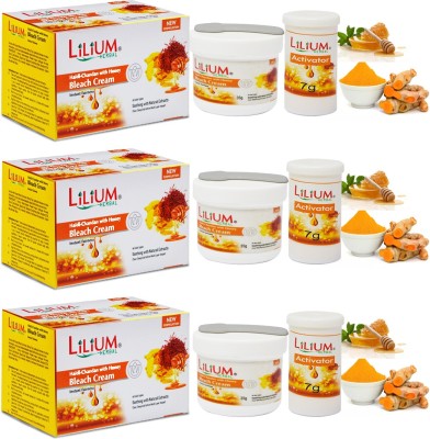 LILIUM Haldi Chandan with Honey Bleach Cream(126 ml)