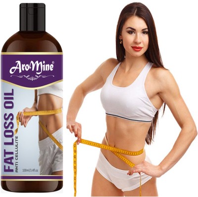 AroMine Fat Burner Oil For Fat Loss, a Belly Fat. Body Massage Oil For Men & Women-(100 ml)