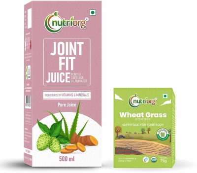 Nutriorg Joint Fir Juice Wheatgrass Powder Combo Combo(500ml-75g)