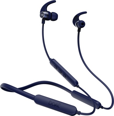 boAt Rockerz 255 Pro+ with ASAP Charge and upto 40 Hours Playback Bluetooth Headset(Navy Blue, In the Ear)
