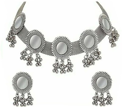 DENICRAAS Alloy Silver Jewellery Set(Pack of 1)