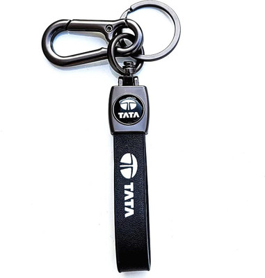 NSV Lather Hook Metal tata Car Keyring for Car Key Chain