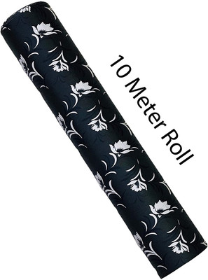 Pop Shade Fridge Mat(Width: 45 cm, Small Black Flower)