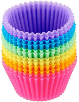 verena Silicone Cupcake/Muffin Mould 12(Pack of 12)
