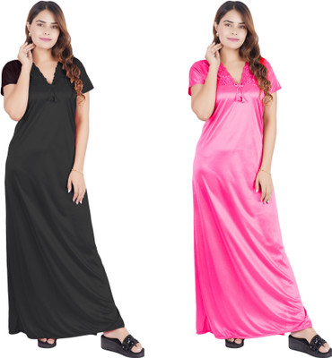 archi creation Women Nighty(Multicolor)