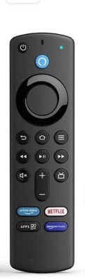 Akshita Fire Tv Stick Remote Control With Voice 3rd Gen 2021 Amazon Remote Controller(Black)