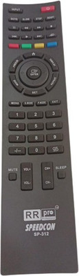 Akshita SP-312 TV Compatible LED TV Universal Remote Control SPEED CON Remote Controller(Black)