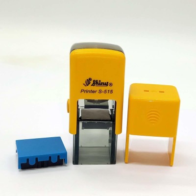 SHINY Self Inking Customize Stamp S-515 (15mm) self inking stamp(15mm, Black, Blue, Red, Violet, Green)