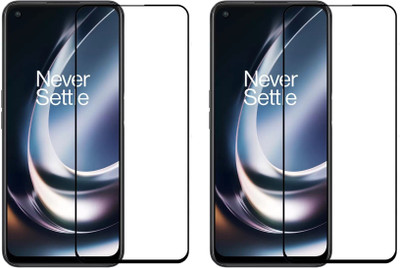 ISAAK Edge To Edge Tempered Glass for OnePlus Nord CE 2 Lite 5G Edge to Edge, Full Glue, 11D Tempered Glass(Pack of 2)