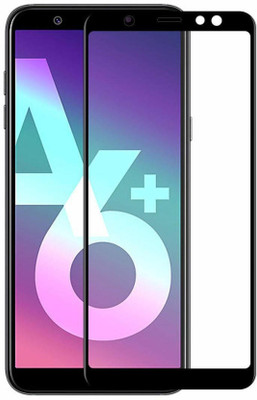DMJHP Edge To Edge Tempered Glass for Samsung Galaxy A6 Plus(Pack of 1)