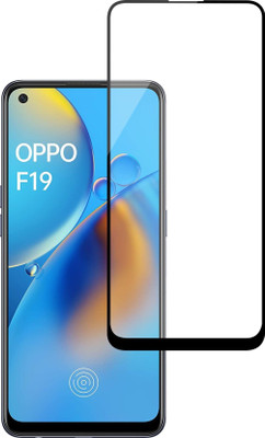 DMJHP Edge To Edge Tempered Glass for OPPO F19(Pack of 1)