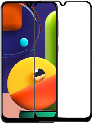DMJHP Edge To Edge Tempered Glass for Samsung Galaxy A20(Pack of 1)