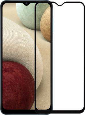 DMJHP Edge To Edge Tempered Glass for Samsung Galaxy M02s(Pack of 1)