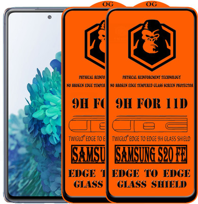 TWIGLO Edge To Edge Tempered Glass for SAMSUNG S20 FE(Pack of 2)