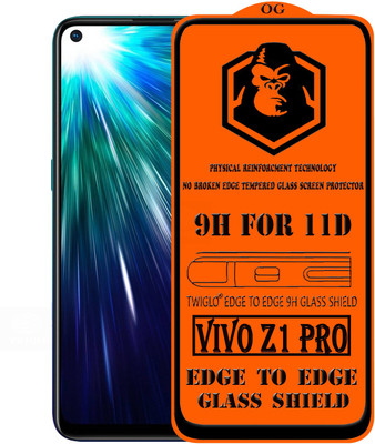 TWIGLO Edge To Edge Tempered Glass for VIVO Z1 pro(Pack of 1)