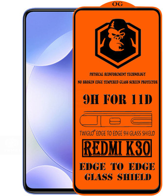 TWIGLO Edge To Edge Tempered Glass for REDMI K30(Pack of 1)