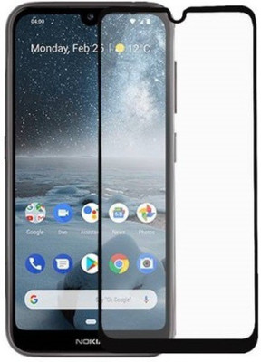 DMJHP Edge To Edge Tempered Glass for Nokia 4.2(Pack of 1)