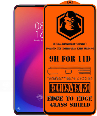 TWIGLO Edge To Edge Tempered Glass for Mi K20 Pro(Pack of 1)
