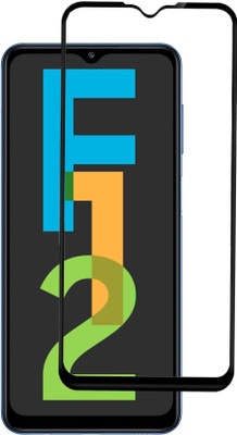 DMJHP Edge To Edge Tempered Glass for SAMSUNG Galaxy F12(Pack of 1)