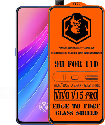 TWIGLO Edge To Edge Tempered Glass for VIVO V15 PRO(Pack of 1)