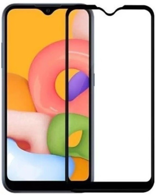 DMJHP Edge To Edge Tempered Glass for Samsung Galaxy M01(Pack of 1)