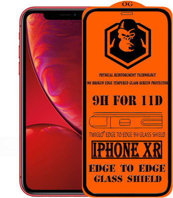 TWIGLO Edge To Edge Tempered Glass for Apple iPhone XR(Pack of 1)