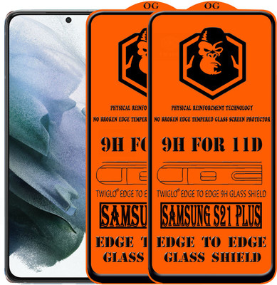TWIGLO Edge To Edge Tempered Glass for SAMSUNG S21 PLUS(Pack of 2)