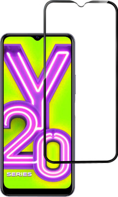 DMJHP Edge To Edge Tempered Glass for Vivo Y20i(Pack of 1)