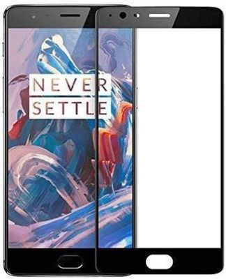 DMJHP Edge To Edge Tempered Glass for OnePlus 3(Pack of 1)