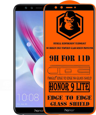 TWIGLO Edge To Edge Tempered Glass for Honor 9 Lite(Pack of 1)
