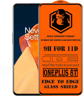 TWIGLO Edge To Edge Tempered Glass for ONEPLUS 8T(Pack of 1)